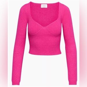Aritzia Greer Sweater in Pink